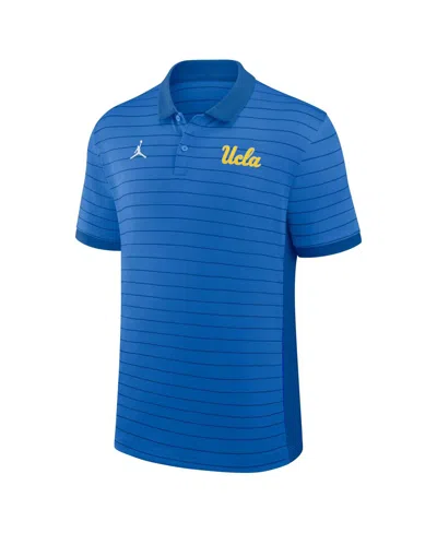 Jordan Men's Blue Ucla Bruins 2025 Early Season Coaches Sideline Victory Stripe Performance Polo Shirt In Blue