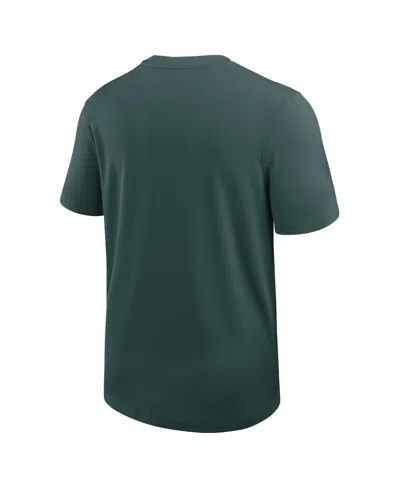 Nike Men's Green Michigan State Spartans 2025 Sideline Uv Performance Coach T-shirt In Green