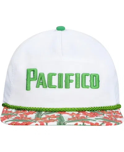 Lids Men's White Pacifico Beer Rope Floral Golfer Hat