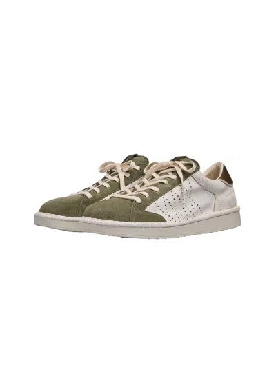 Pànchic Panchic Ivory Leather Sneakers
