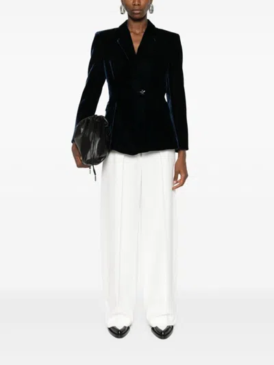 Giorgio Armani Single-breasted Velvet Blazer