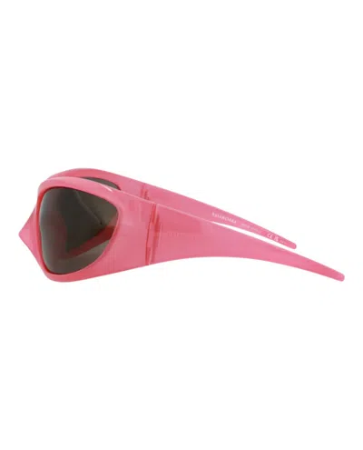 Balenciaga Shield-frame Bio Injection Sunglasses In Pink