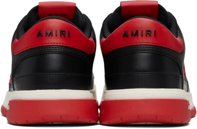 Amiri Low Top Sneakers With Round Toe And Perforated Patch