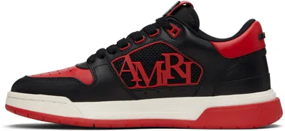 Amiri Low Top Sneakers With Round Toe And Perforated Patch