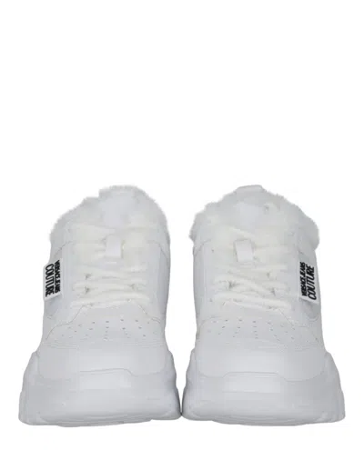 Versace Jeans Couture Speedtrack Sneakers In White