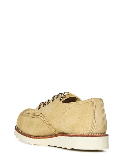 Red Wing Moc Toe Oxford Lace-up Shoes In Yellow