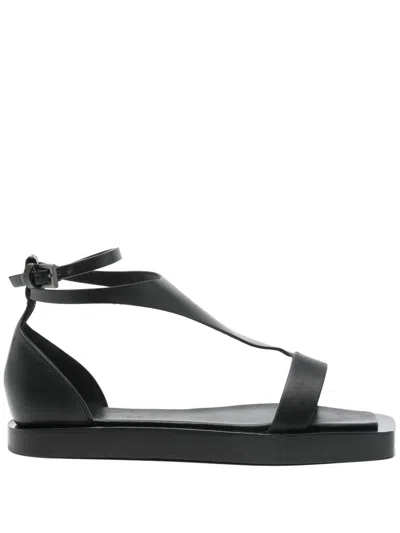 Max Mara Velaflat Sandals In Black
