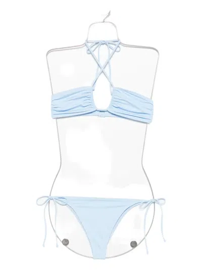 Mc2 Saint Barth Dahlia Bikini In Blue