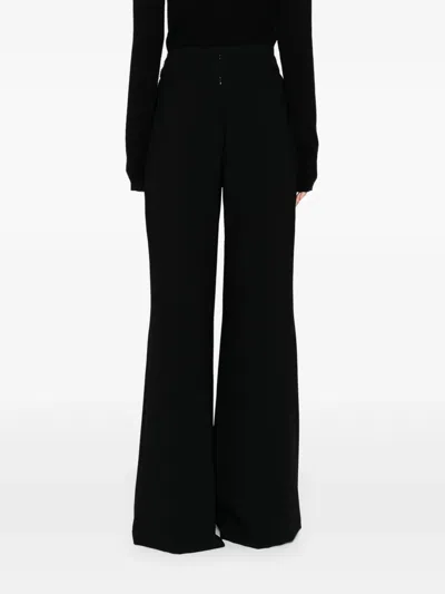 Isabel Sanchis Chain-detail Palazzo Trousers In Black