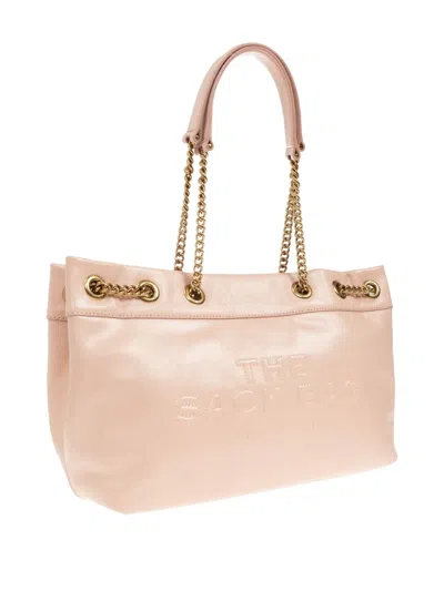 Marc Jacobs The Sac Embossed-logo Chain-strap Tote Bag