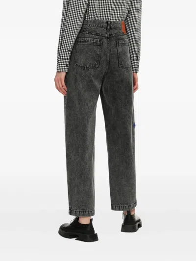 Ader Error Trs Tag Acid-wash Jeans