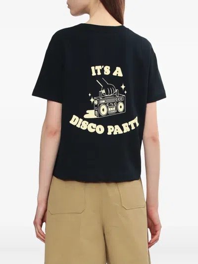 Apc A.p.c. Body Disco Crewneck T-shirt In Blue
