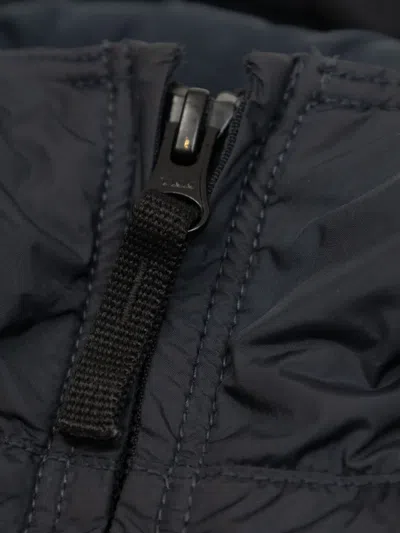 Stone Island Hooded Jacket In Black