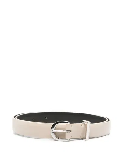 Khaite Luna Belt In Neutral