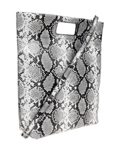 Samsoe & Samsoe Snakeskin Cut-out Tote Bag