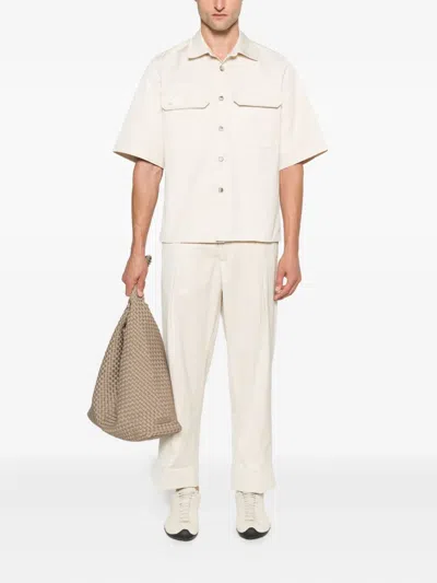 Rhun Short-sleeve Shirt In White