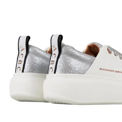 Alexander Smith Ecowembley Sneakers In White Vegetable Leather In White