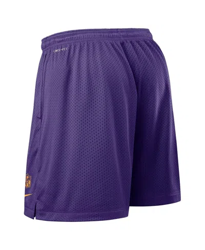 Nike Men's Purple Minnesota Vikings Sideline Reversible Performance Shorts In Multi