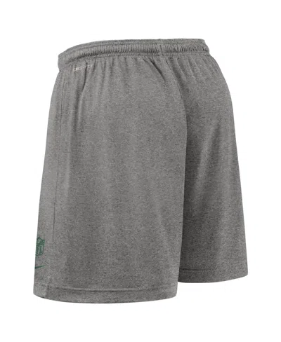 Nike Men's Black New York Jets Sideline Reversible Performance Shorts In Black