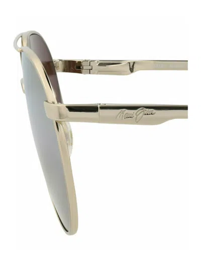 Maui Jim Aviator-frame Monel Sunglasses