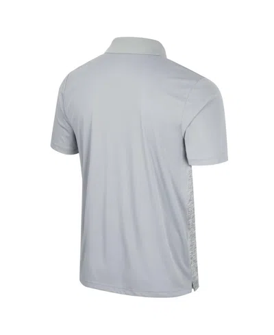 Colosseum Men's Gray Georgetown Hoyas Cybernetic Polo Shirt