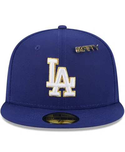 New Era Men's Royal Los Angeles Dodgers 2025 59fifty Day 59fifty Fitted With Pins Hat