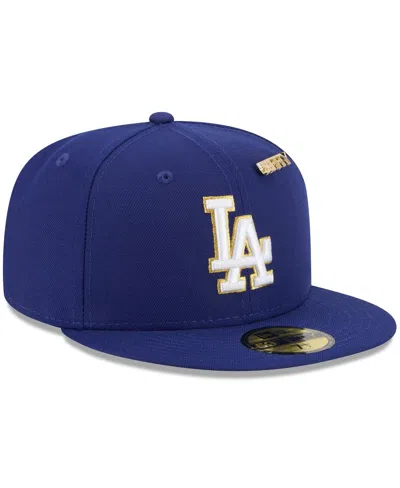 New Era Men's Royal Los Angeles Dodgers 2025 59fifty Day 59fifty Fitted With Pins Hat
