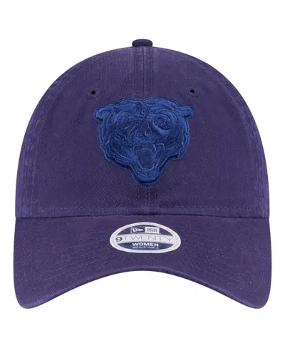 New Era Women's Navy Chicago Bears Color Pack 9twenty Adjustable Hat