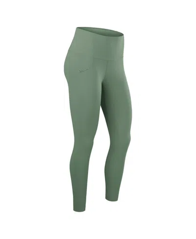Nike Women's Sage Green Michigan State Spartans Zenvy Performance Leggings In Green