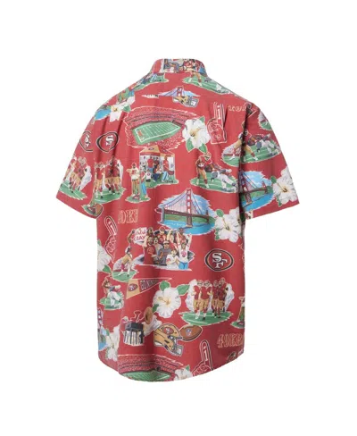 Reyn Spooner Men's Red Kansas City Chiefs Scenic Button-down Shirt In Multi