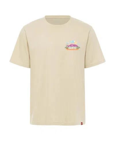 Sportiqe Men's And Women's Cream Phoenix Suns The Land Artist Series Duke Premium T-shirt