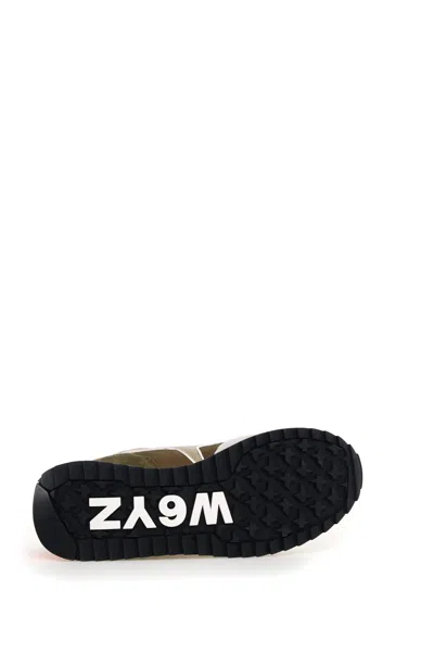 W6yz Avant-garde Suede And Technical Fabric Sneakers In Multi