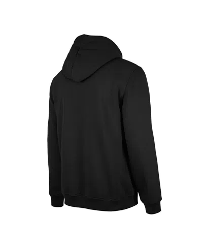 New Era Men's Black Toronto Raptors 2024/25 City Edition Chenille Heavyweight Pullover Hoodie In Black
