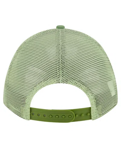 New Era Men's Green Columbus Crew Color Pack 9forty M-crown A-frame Adjustable Trucker Hat