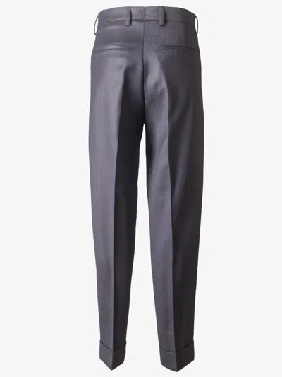 Berwich Relaxed Oversized Fit Pants In Blue