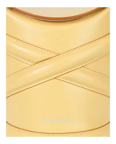 Alexander Mcqueen Small Leather Bucket Bag