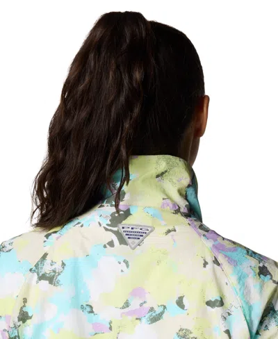 Columbia Women's Pfg Open Water Windbreaker Jacket In Yellow