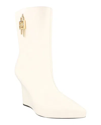 Givenchy G-lock Leather Wedge Boots
