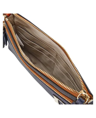 Dooney & Bourke Cleveland Guardians Infield Double-zip Wristlet