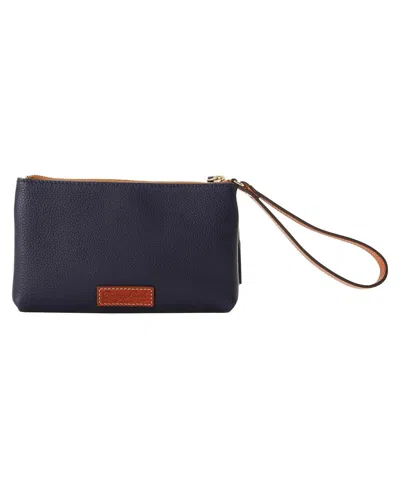 Dooney & Bourke Cleveland Guardians Infield Double-zip Wristlet