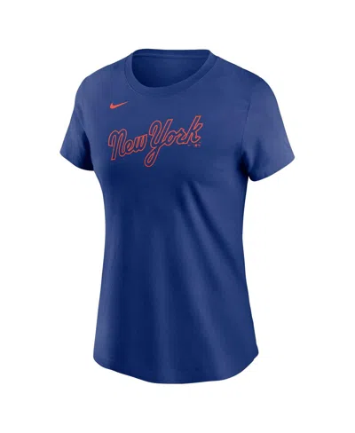 Nike Women's Juan Soto Royal New York Mets Fuse Name Number T-shirt In Blue