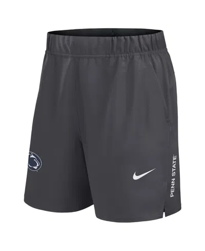 Nike Men's Gray Penn State Nittany Lions Primetime Woven Victory Performance Shorts In Gray
