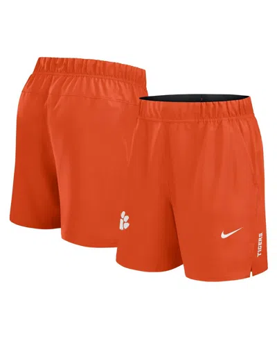 Nike Men's Orange Clemson Tigers Primetime Woven Victory Performance Shorts In Orange