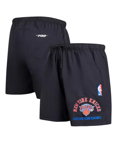 Pro Standard Men's Black New York Knicks Area Code Shorts