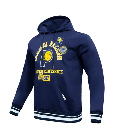 Pro Standard Men's Navy Indiana Pacers Area Code Pullover Hoodie