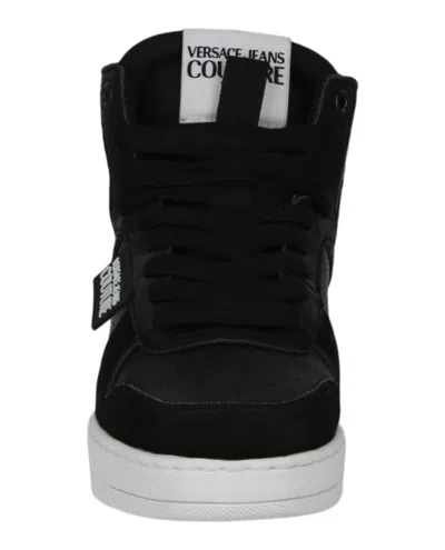 Versace Jeans Couture Meyssa Baroque High-top Sneakers In Black
