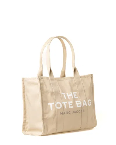 Marc Jacobs Rectangular Canvas Tote With Logo Print