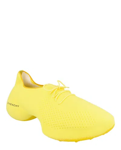 Givenchy Man Sneakers Yellow Size 8 Textile Fibers In Yellow