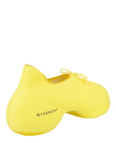 Givenchy Man Sneakers Yellow Size 8 Textile Fibers In Yellow