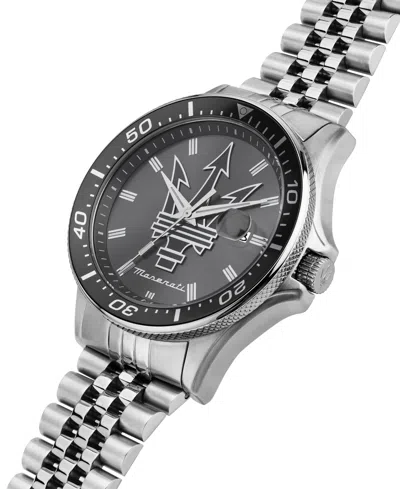 Maserati Men's Date Stainless Steel Watch, 44mm